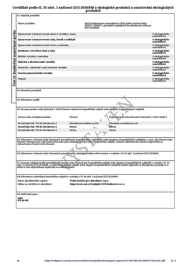 certif BIO