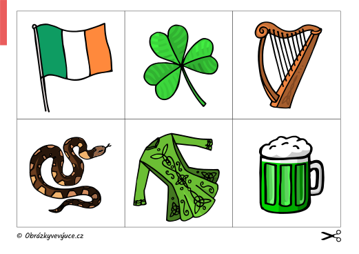 Svatý Patrik - flashcards