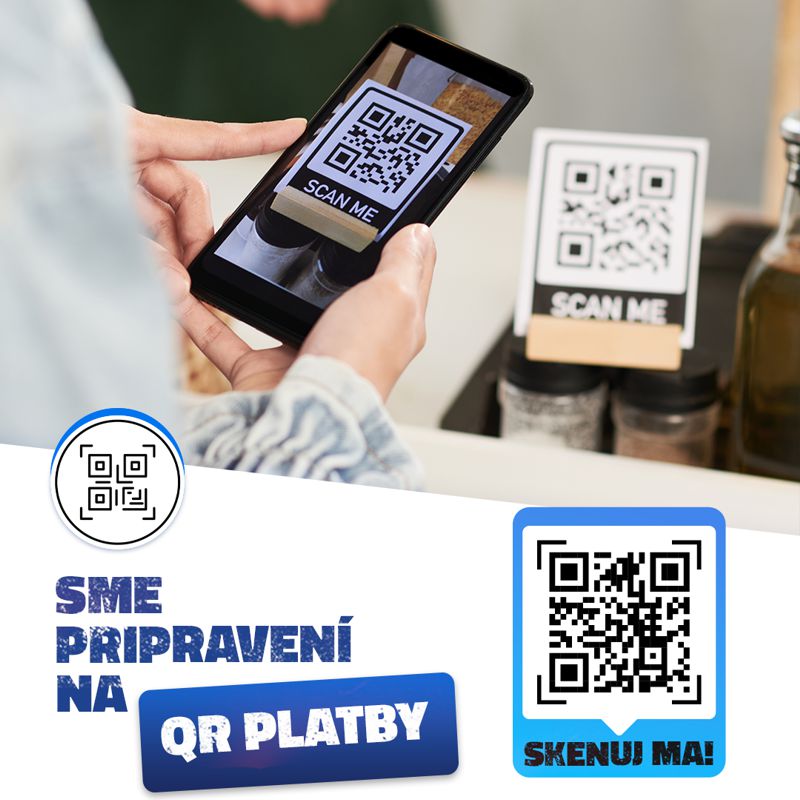 Sme pripraveni na QR platby Sme pripraveni na QR platby