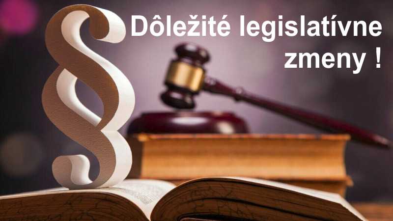 Legislatívne zmeny