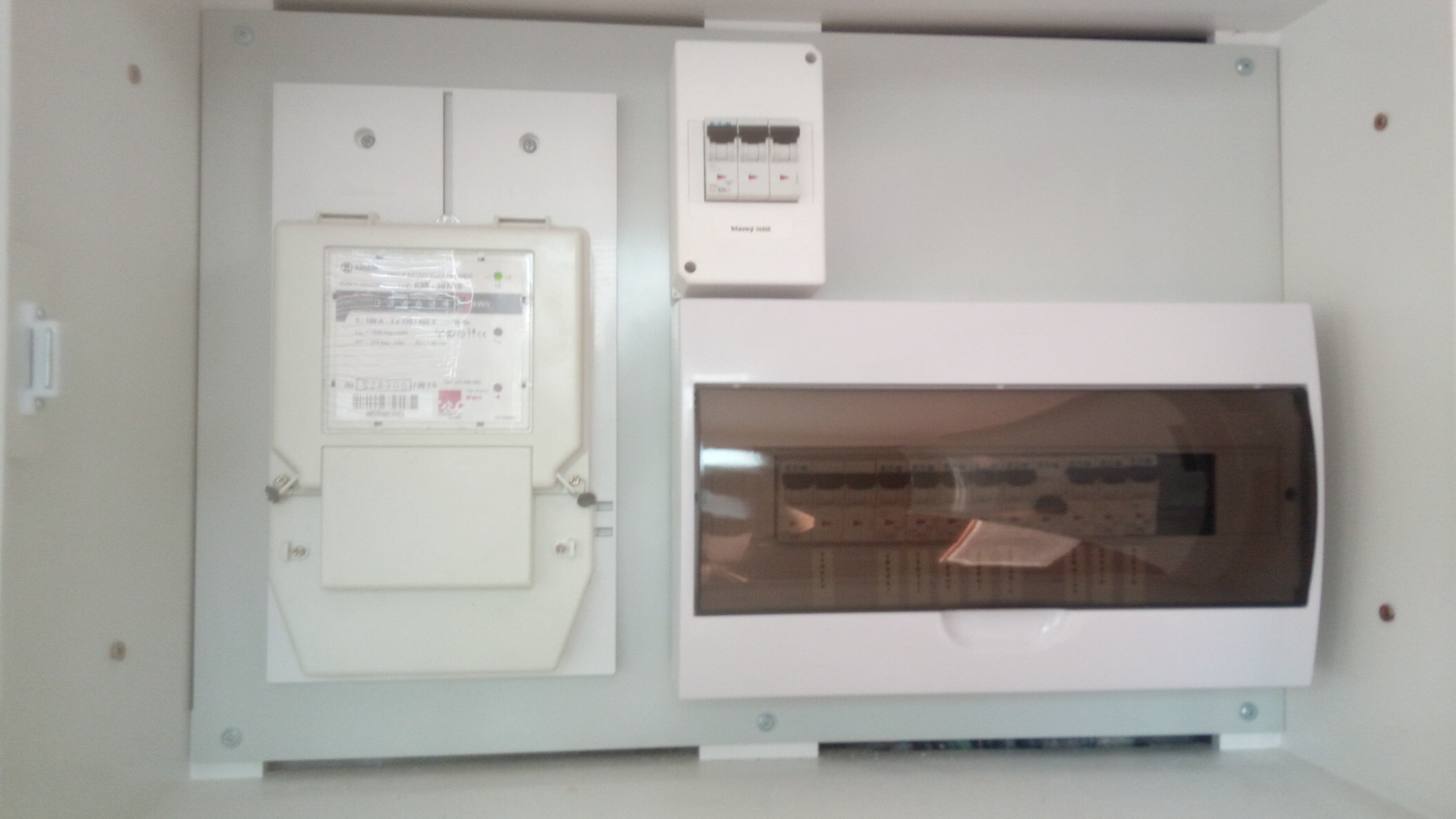 Opravený rozvádzač