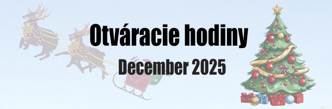 Otváracie hodiny počas sviatkov
