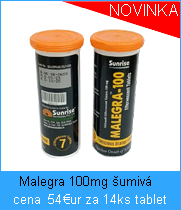 Malegra 100mg šumivé tablety