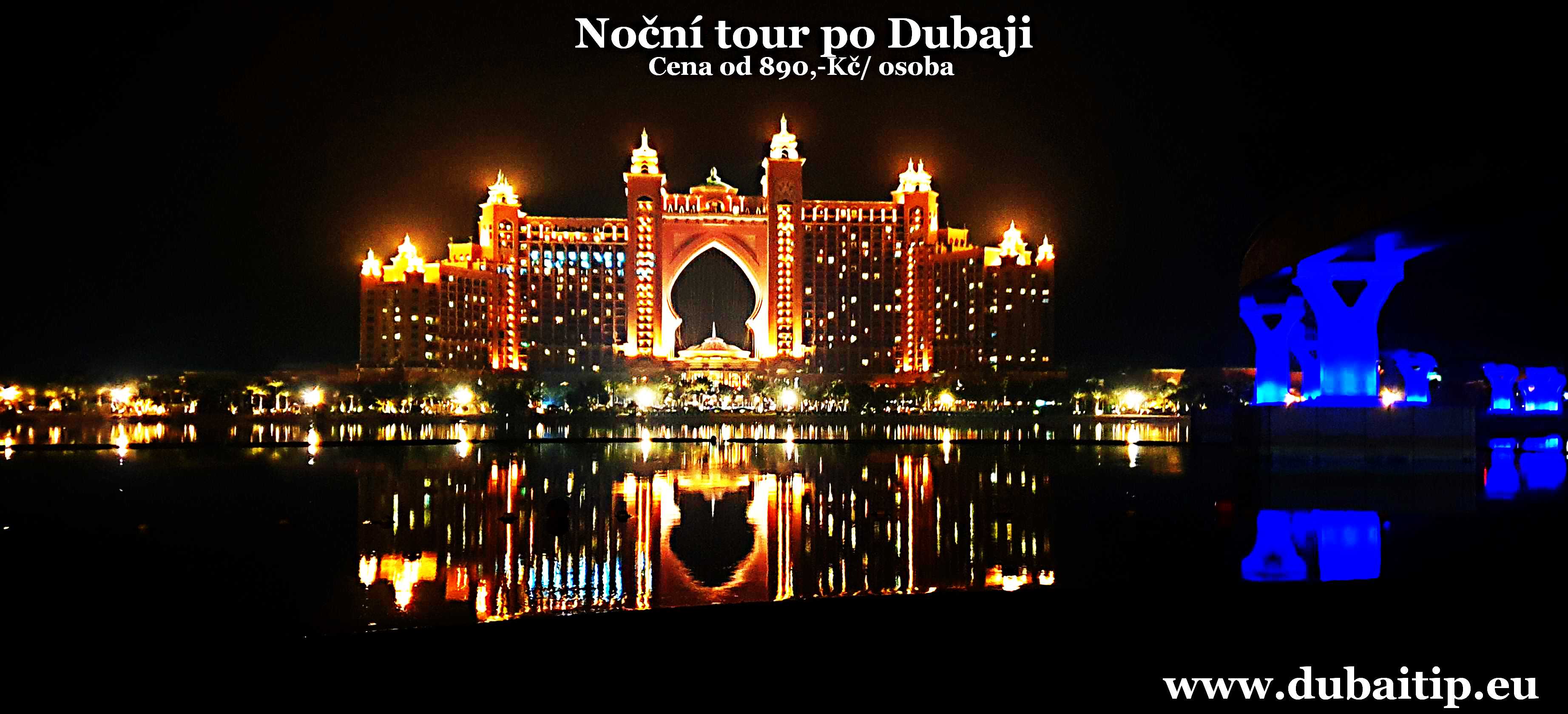 noční tour po Dubaji