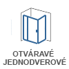 Otváravé jednodverové