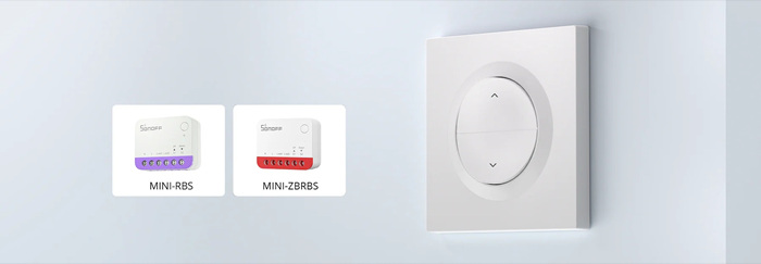 Kryt roletového spínača SONOFF ERBS pre MINI-RBS a MINI-ZBRBS