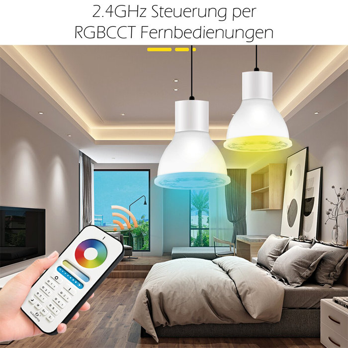 GLEDOPTO GL-S-006P LED žiarovka Pro GU10, 5W RGB+CCT + Zigbee + RF