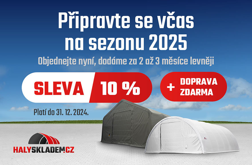 Připravte se na sezonu 2025 - sleva 10 % + doprava zdarma