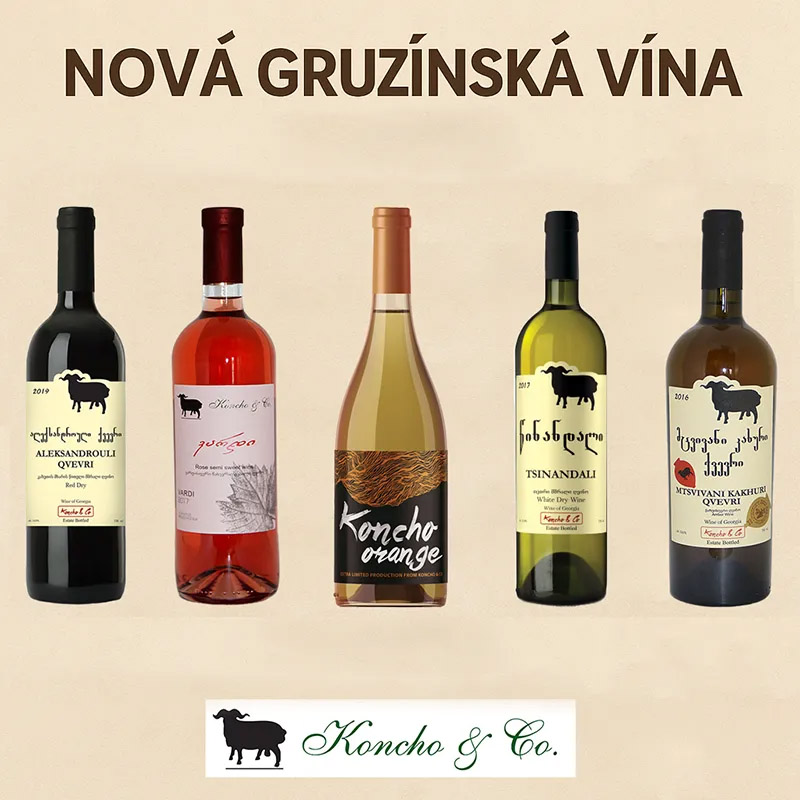 Nová gruzínká vína v naší nabídce
