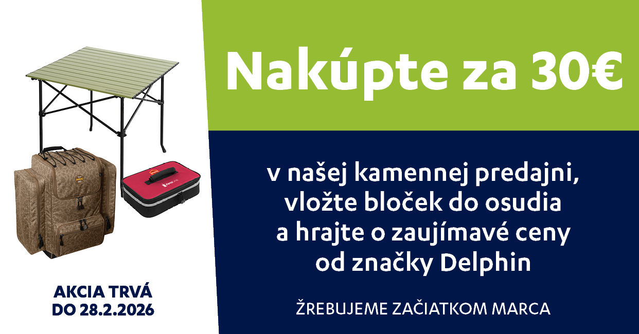 Rybárske potreby BLYSKÁČ - februárová akcia