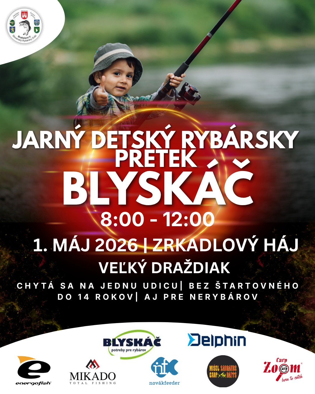 Detské rybárske preteky BLYSKÁČ 2026