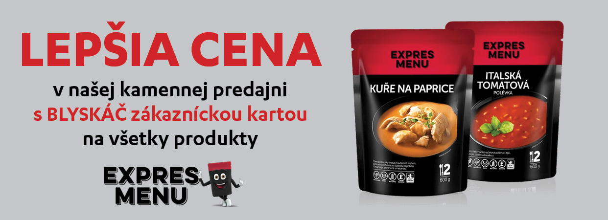 Rybárske potreby BLYSKÁČ - zlava Expres menu