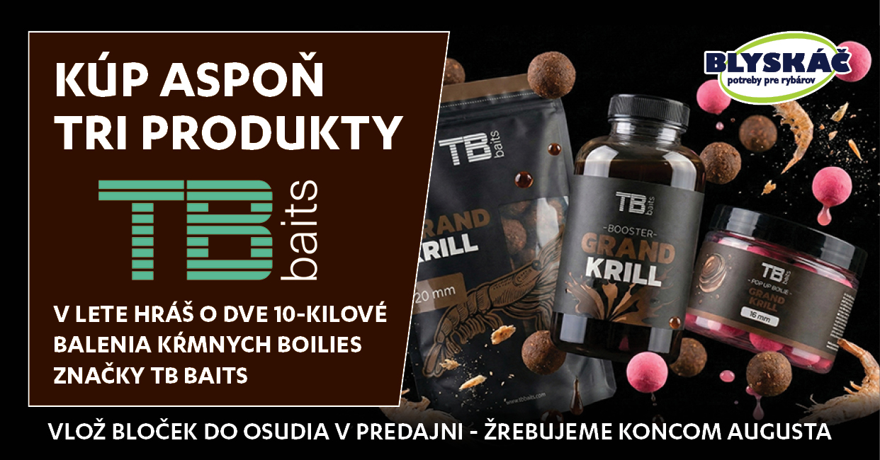 Kúp tri balenia TB BAITS v BLYSKÁČI