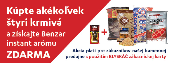 Predajná akcia v rybárskych potrebách BLYSKÁČ