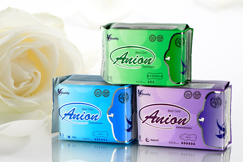 Anionové hygienické pomôcky