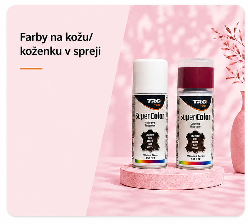 Farby na kožu a koženku v spreji