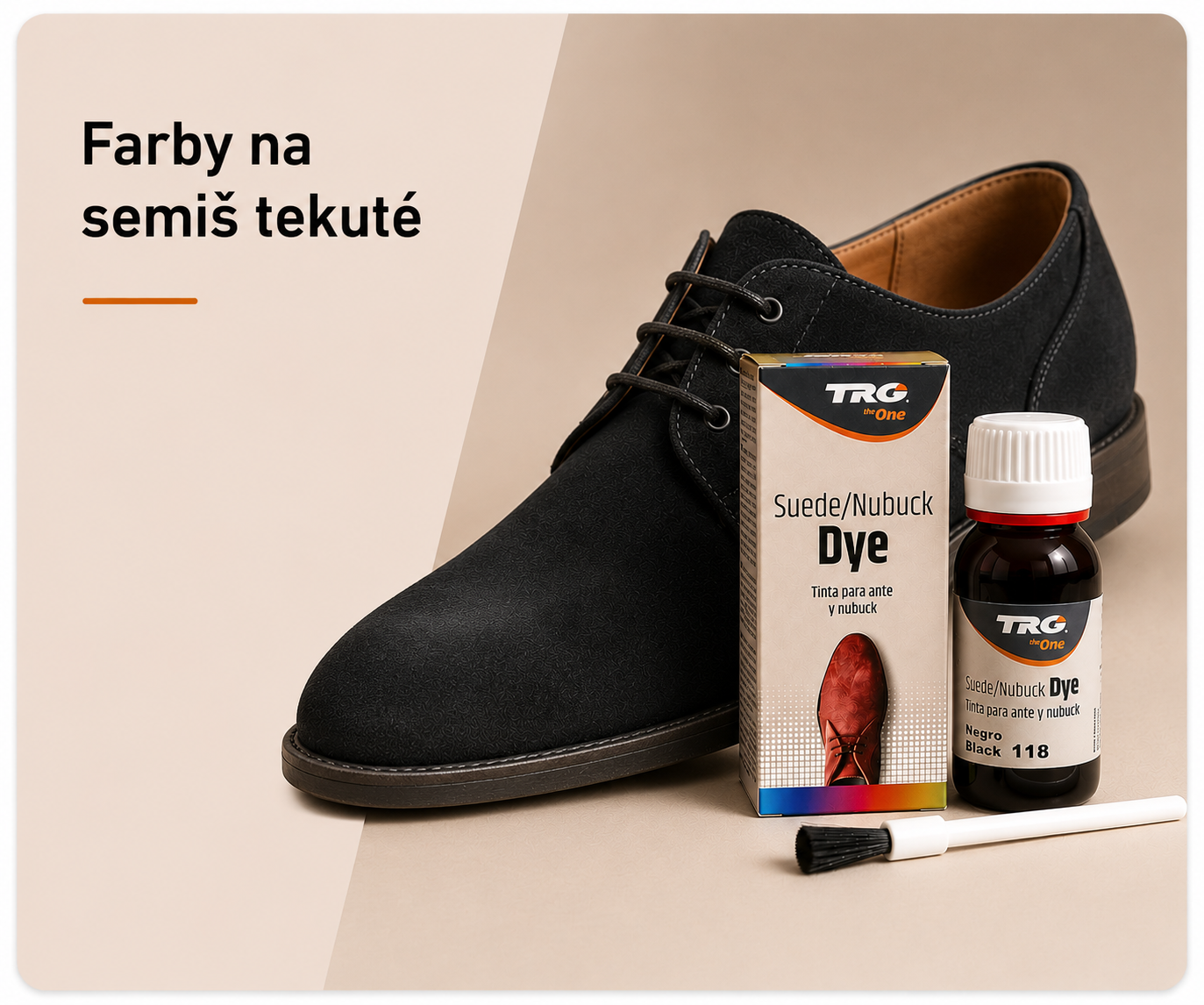 Farby na semiš tekuté
