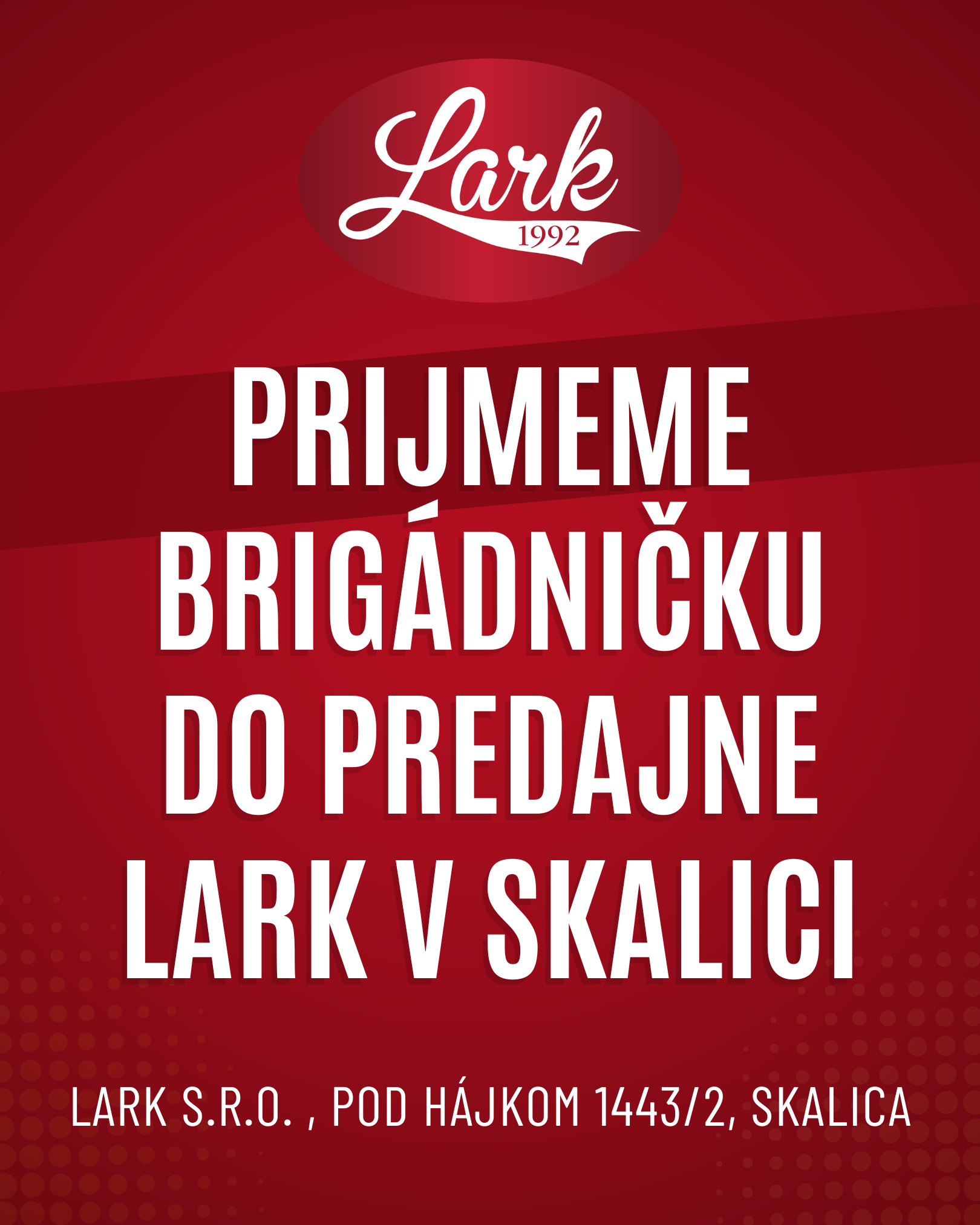 Prijmeme prigádničku