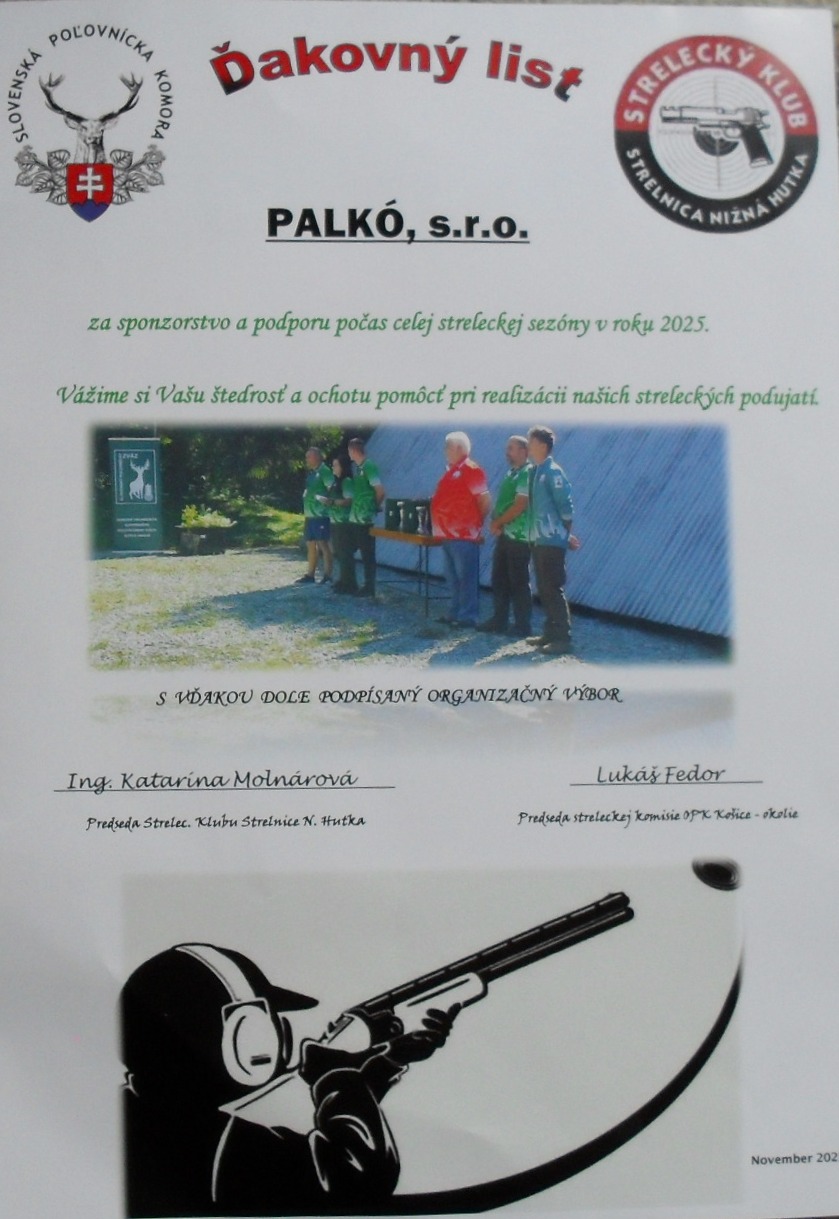 Dakovný list