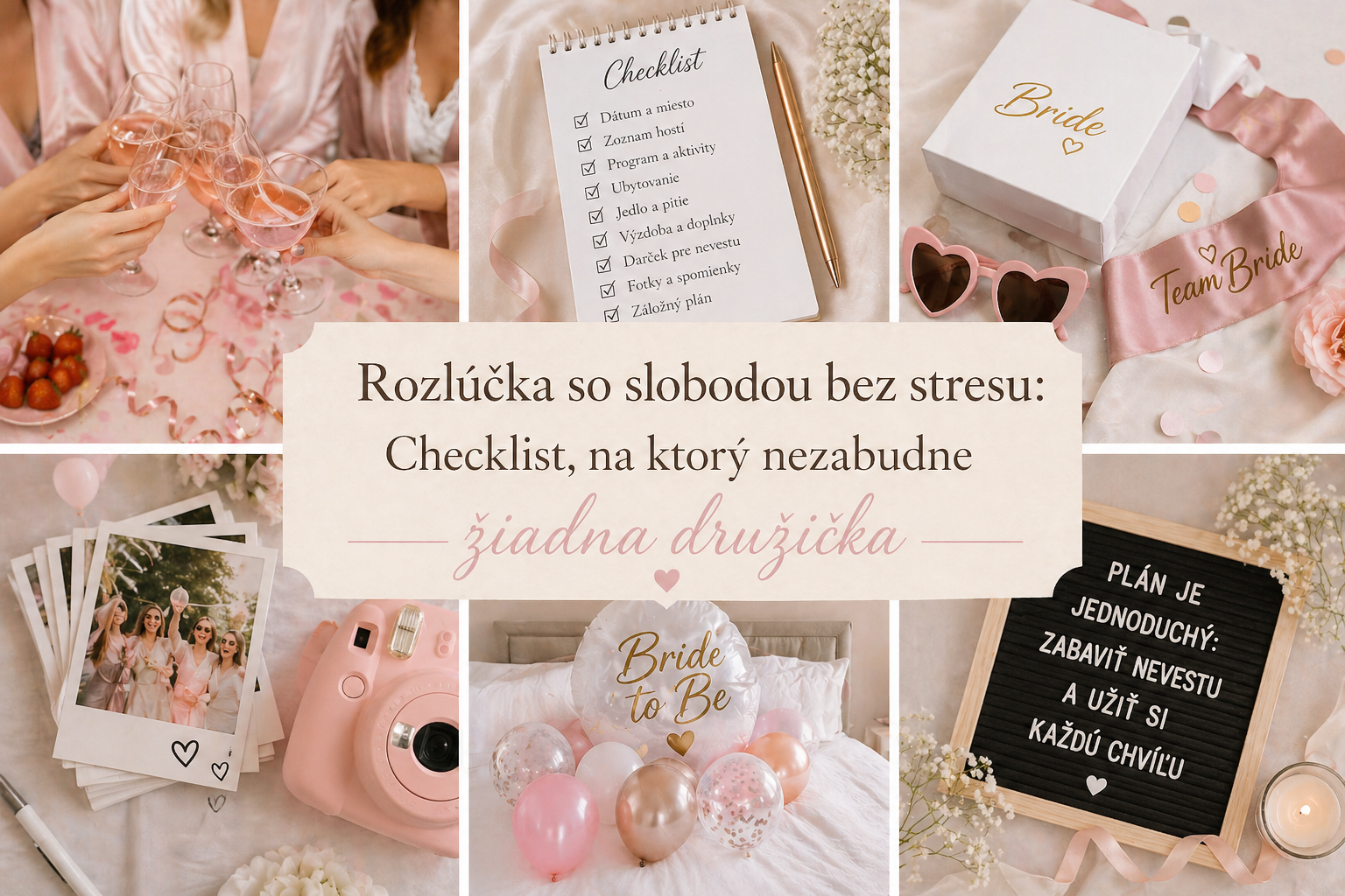 Plánujete rozlučku se svobodou? Podívejte se na náš seznam věcí, které nesmí chybět. Od závojů a šerp až po personalizované dárky se jménem.