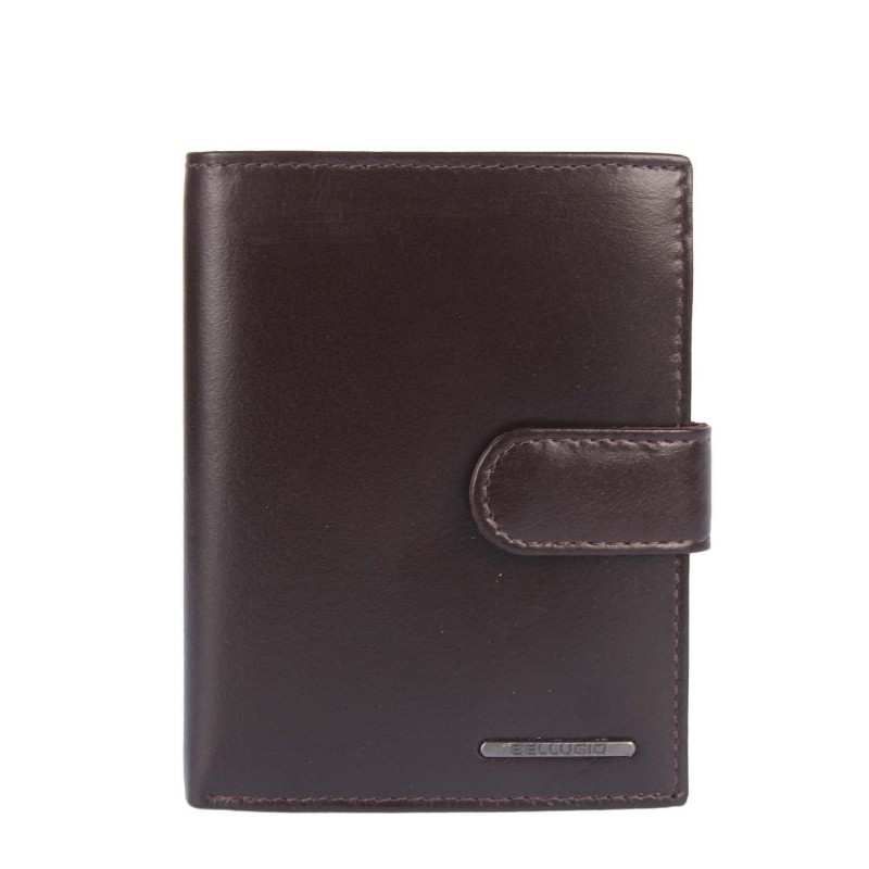 Pánska kožená RFID peňaženka v krabičke Bellugio AM-21R-072A hnedá