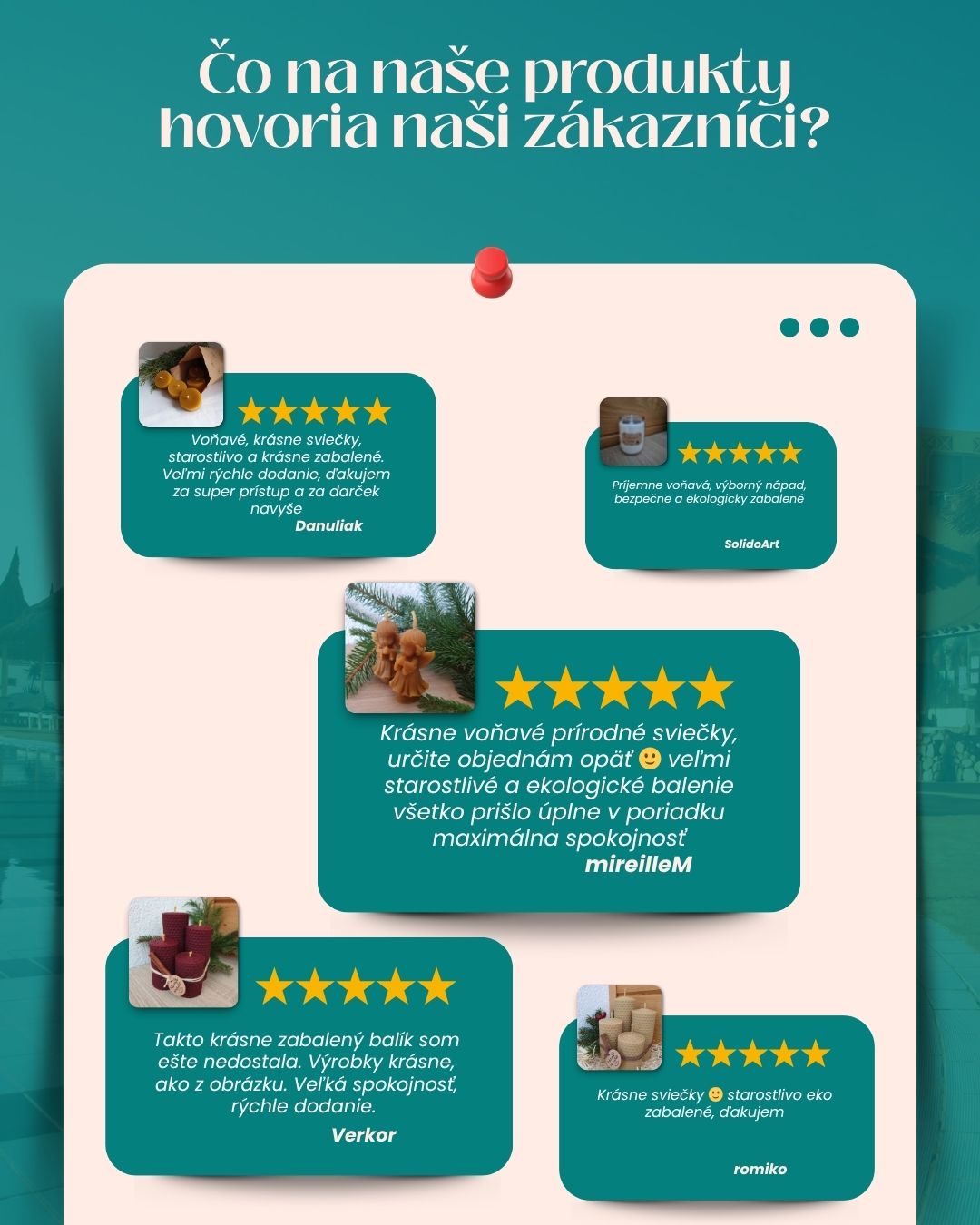 Čo na naše produkty hovoria naši zákazníci?