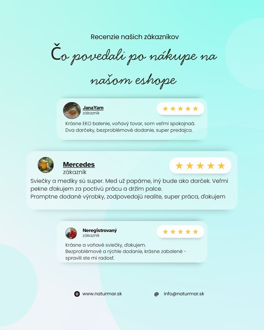 Čo povedali naši zákazníci po nákupe na našom eshope