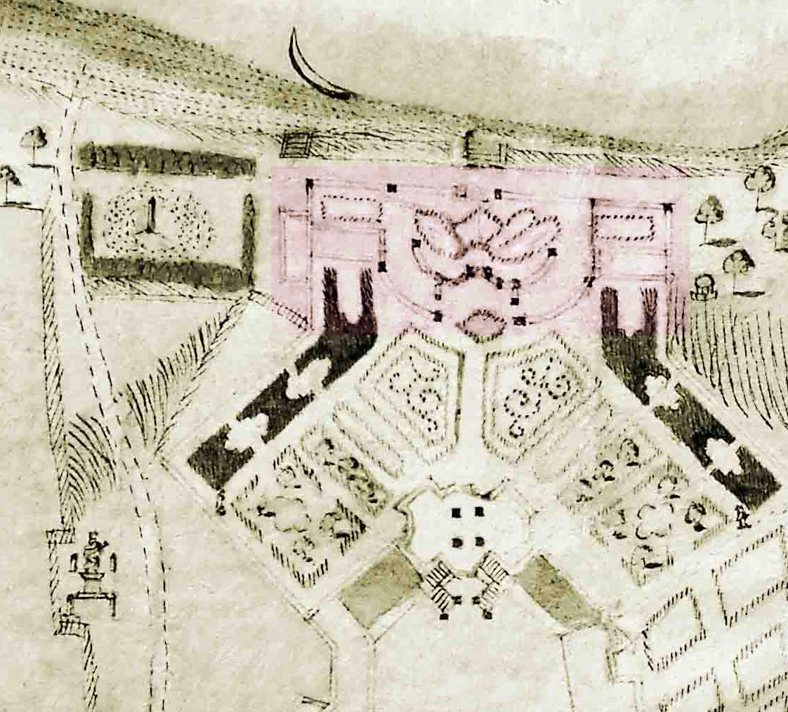 Detail zahrady ve Veltrusích