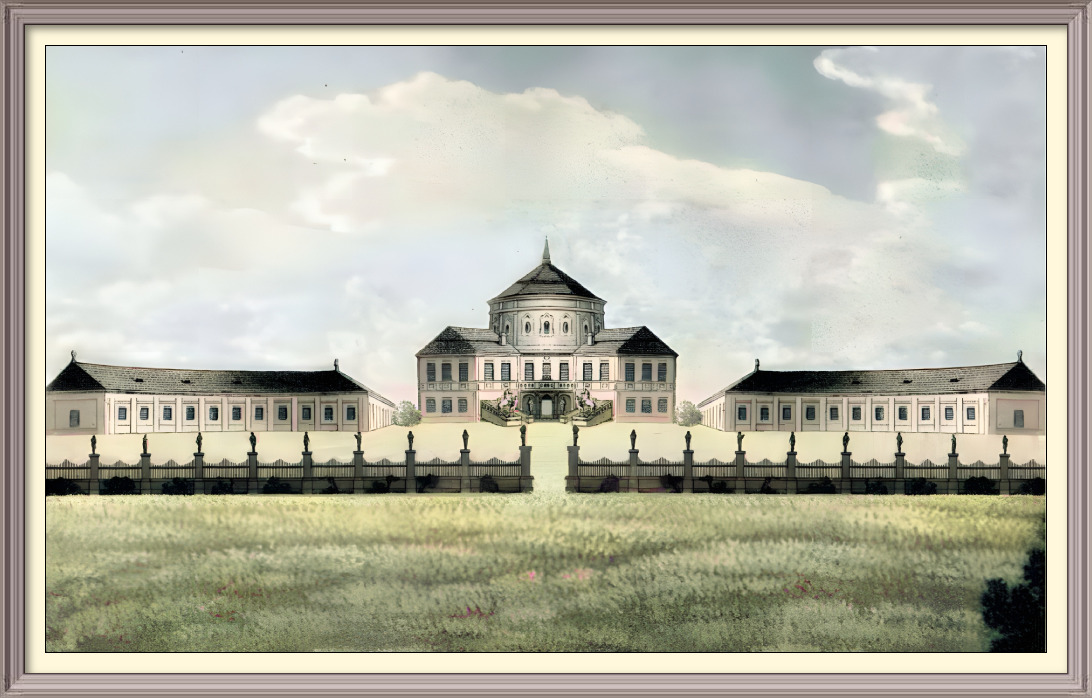 Podoba zámku po roce 1712 - Veltrusy