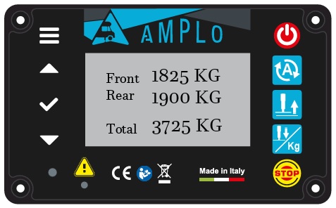 Amplo ovladač vážení vozu