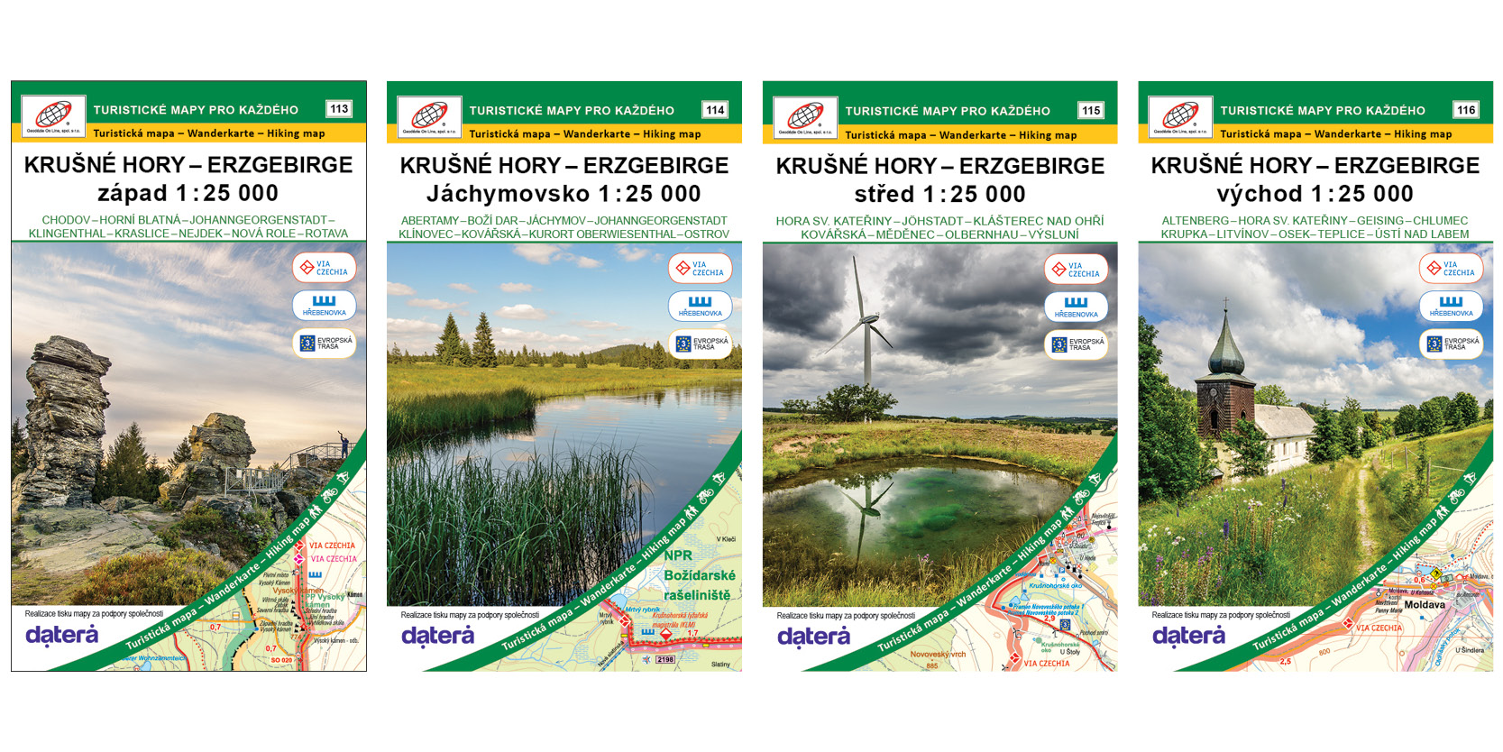 Krušné hory 1 : 25 000